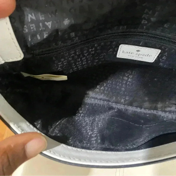 Kate Spade Tilden Place Alek Crossbody Cement/black in new condition - Picture 7 of 7